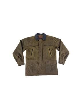 Outback Trading Co Men's Pathfinder JacketSize M Brown Oilskin Western Blanket